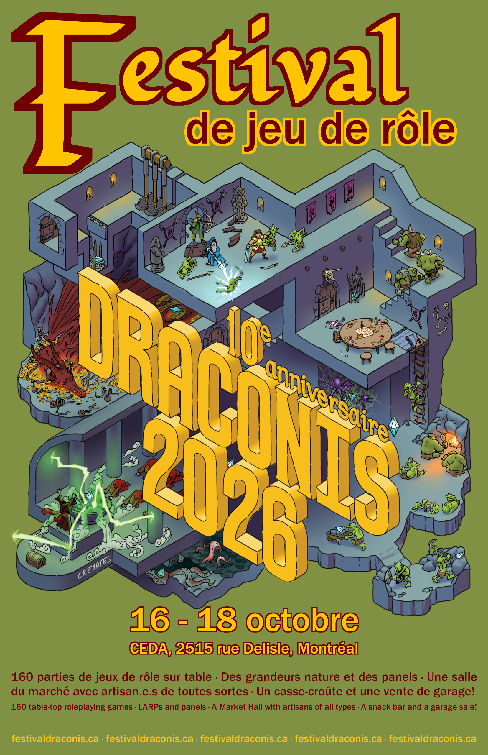 Affiche Draconis commémorative 10e anniversaire